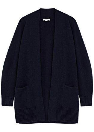 【SATIIIZ】Vince Raglan Corduroy Cardigan NEW Vince V756978788 Wool Shrunken button cardigan beige -SZ