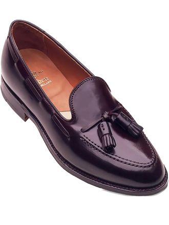 Alden tassel-detail leather loafers - men - Fabric/Leather/Leather - 9 - Red