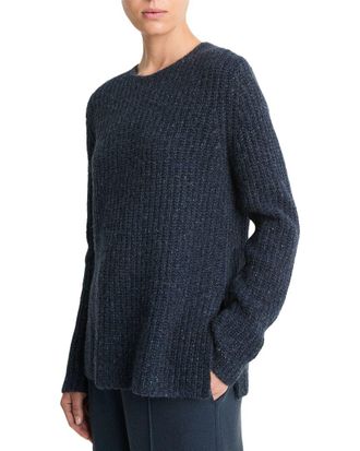 Vince Ribbed Donegal Cashmere Tunic