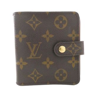 Louis Vuitton Brown Coated Canvas Wallet (Bi-Fold) (Pre-Owned)