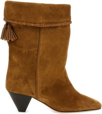 Isabel Marant Brown Solid Dalby Boots