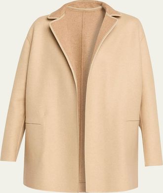 Loro Piana Jimi Cashmere Open-Front Coat