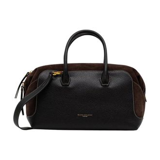 Gianni Chiarini Gemma Bowling Bag - Dames - Handtassen - Bruin - ONE Size - Leer - Tassen