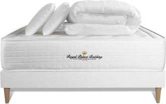 Royal Palace Bedding Pack Colch&oacute;n Blanco Espuma Viscoel&aacute;stica 160 X 200