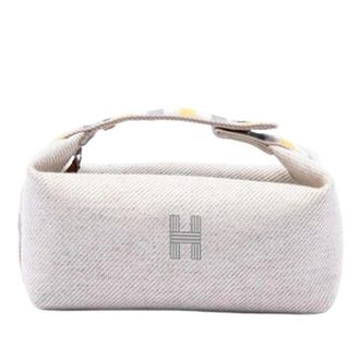 Herm&egrave;s Pre-owned Bride-A-Brac Mini Bag - Dames - Pre-owned - Beige - Maat: ONE Size Wol