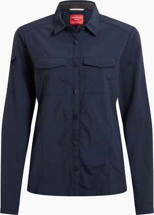 Craghoppers Womens Craghoppers Womens/Ladies Adventure III Nosilife Long-Sleeved Shirt - Navy - Size: 22