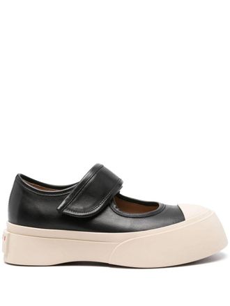 Marni Pablo Black Leather Sneakers
