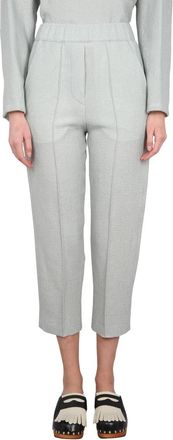 Alysi Cropped Broeken - Dames - Vrijetijds broeken - Grijs - 2XS - Broeken