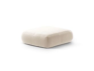 CXL by Christian Lacroix Puf de terciopelo marfil