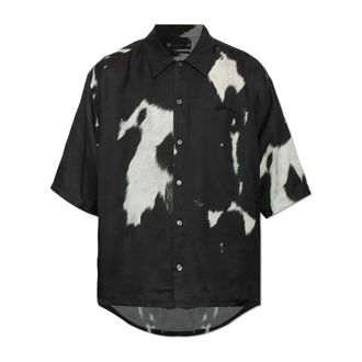 AllSaints Templar Shirt - Heren - Korte mouwen Overhemden - Zwart - XS - Overhemden