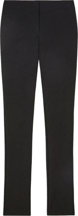 Patrizia Pepe Pantaloni slim-fit in cr&ecirc;pe con dettaglio corsetto - - Trousers - Donna - Nero - L