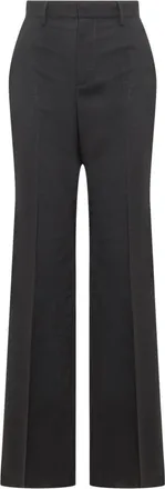 Dsquared2 Black Tailored Flat Front Pants