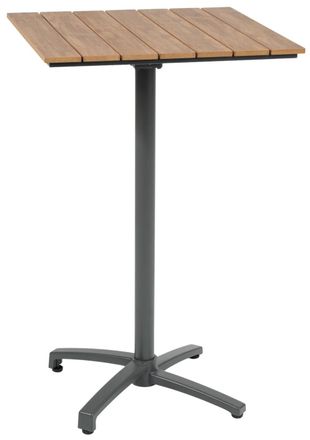 LLR Collection Hochwertiger Outdoor Bartisch Focus 70 x 70 cm