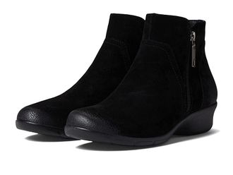 Propét Waverly Womens Shoes Black Suede : 6.5 XX (4E)
