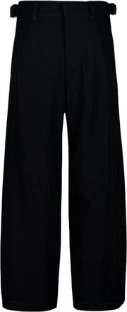 Christophe Lemaire Hombre, Pantalones, Negro, Talla: M