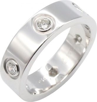 Cartier White Gold White Gold (18K) Band Ring (Pre-Owned)