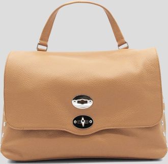 Zanellato Beige Leather Postina Baby Top Handle Bag