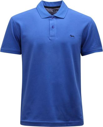 Harmont & Blaine Polo Shirts, male, Blue, Size: 4XL Lrn033 Polo Shirt