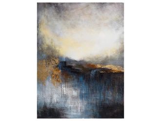 Schubiger M&ouml;bel Bild Abstrakt mit Blau 2