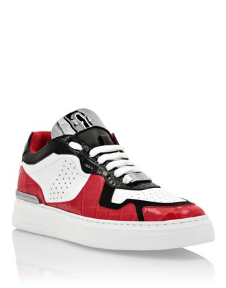 Philipp Plein Lage Sneakers Silver Surfer