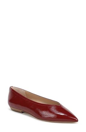 Veronica Beard Bancroft Pointed Toe Flat in Oxblood Red-Dm at Nordstrom, Size 5.5