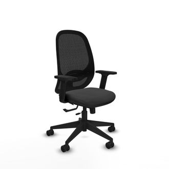 Piqueras y Crespo Sedia Da Ufficio Piqueras Y Crespo Cilanco Nero Schiuma 50 Mm