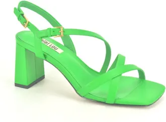 Bibi Lou Groen O. DH. Stijlvolle Haarspeld - Dames - Sandalen met hakken - Groen - 36 EU - Schoenen