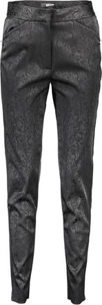 Just Cavalli Rechte Broek - Dames - Slim Fit Broeken - Zwart - M - Leer - Broeken
