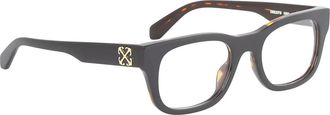 Off-white Demo Square Unisex Eyeglasses OERJ07N 1000 51