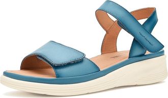 Josef Seibel Sevran 01 Womens Sandals Slate Blue : EU 41 (US Womens 10-10.5) M, Leather