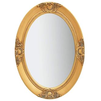 vidaXL Espejo De Pared Estilo Barroco Dorado 50x70 Cm Vidaxl