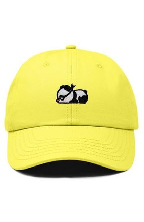 Dalix Pandit Panda Dad Cap in Yellow at Nordstrom