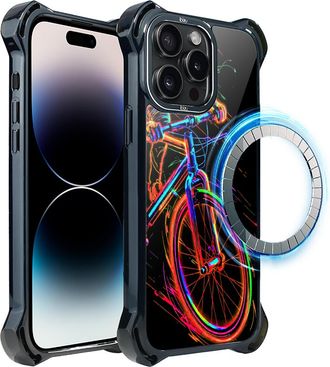 OEM Funda Ibizu Dropguard Ultra Para Iphone 14 Pro Max Con Magsafe, Electromove, Resistente A Las Vibraciones De Bicicleta