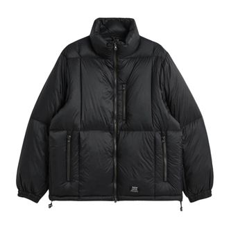 TAION Taion - Work W-Zip Volume Down Jacket - Heren - Jassen - Zwart - Maat: L Zijde