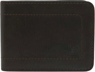 Louis Vuitton Pre-owned Wallets, female, Brown, Size: ONE SIZE Pre-owned Leather Wallet