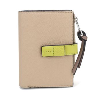 Loewe Beige Leather Wallet (Bi-Fold) (Pre-Owned)