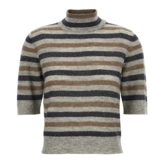 Brunello Cucinelli Dames, Truien, Veelkleurig, Maat: XS Wol