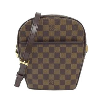Louis Vuitton Pre-owned Cross Body Bags, female, Brown, Size: ONE SIZE Pre-owned Ipanema Damier Coated Canvas Shoulder Bag