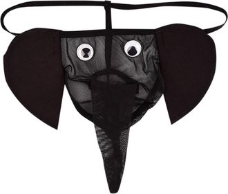 Generic Mens Elephant Trunk Sexy Underwear Briefs with Pouch Lingerie Soft Sissy Bulge Enhancement Jockstrap Male Sports Pouch Lightweight Cheeky Brief Underw