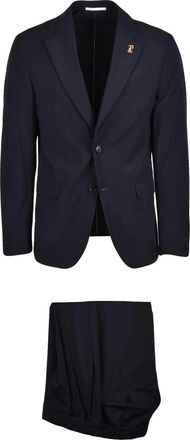 Pal Zileri Black Nylon Stretch Men Suit