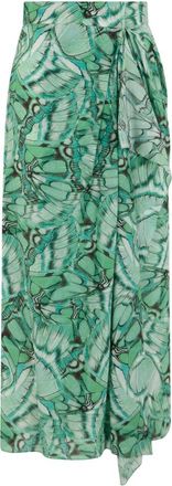 Alberta Ferretti Im Going to Wrap - Dames - Maxi Rokken - Groen - L - Rokken
