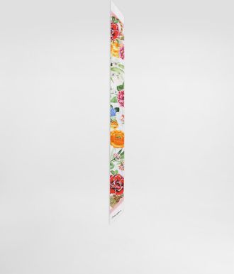 Dolce & Gabbana Floral-print Twill Headscarf (6x100) - Woman Scarves And Silks Print Onesize