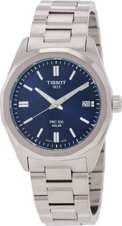 Tissot PRC 100 Quartz Solar Blue Dial Ladies Watch T151.822.11.041.00