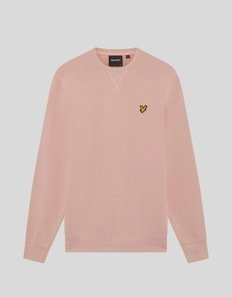 Lyle & Scott Lyle And Scott Mens Cotton Crew Neck Sweatshirt - Pink - Size: 40