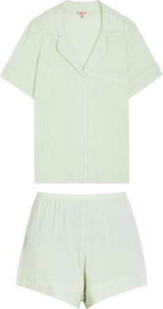 Eberjey Gisele Jersey Pyjama set - Light Green - S (UK8-10 / S)