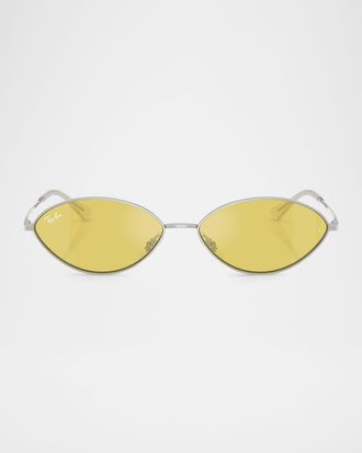 Ray-Ban RB3757 Oval Metal Sunglasses