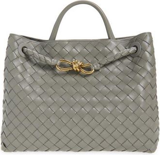 Bottega Veneta Medium Andiamo Intrecciato Shoulder Bag in 1590 Basalt-Mb at Nordstrom