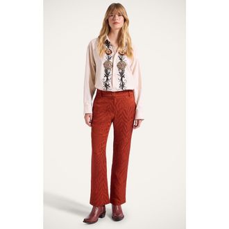 La DoubleJ 24/7 Pants in Animalier Rust at Nordstrom, Size Small