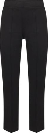 Blanca Vita Flared Broek - Dames - Slim Fit Broeken - Zwart - M - Nylon - Broeken