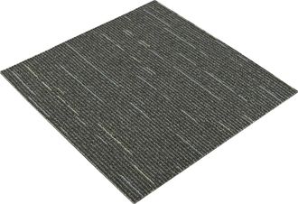 vidaXL Azulejo De Alfombra Rayado Verde Claro 50 X 50 Cm 20 Uds. Vidaxl